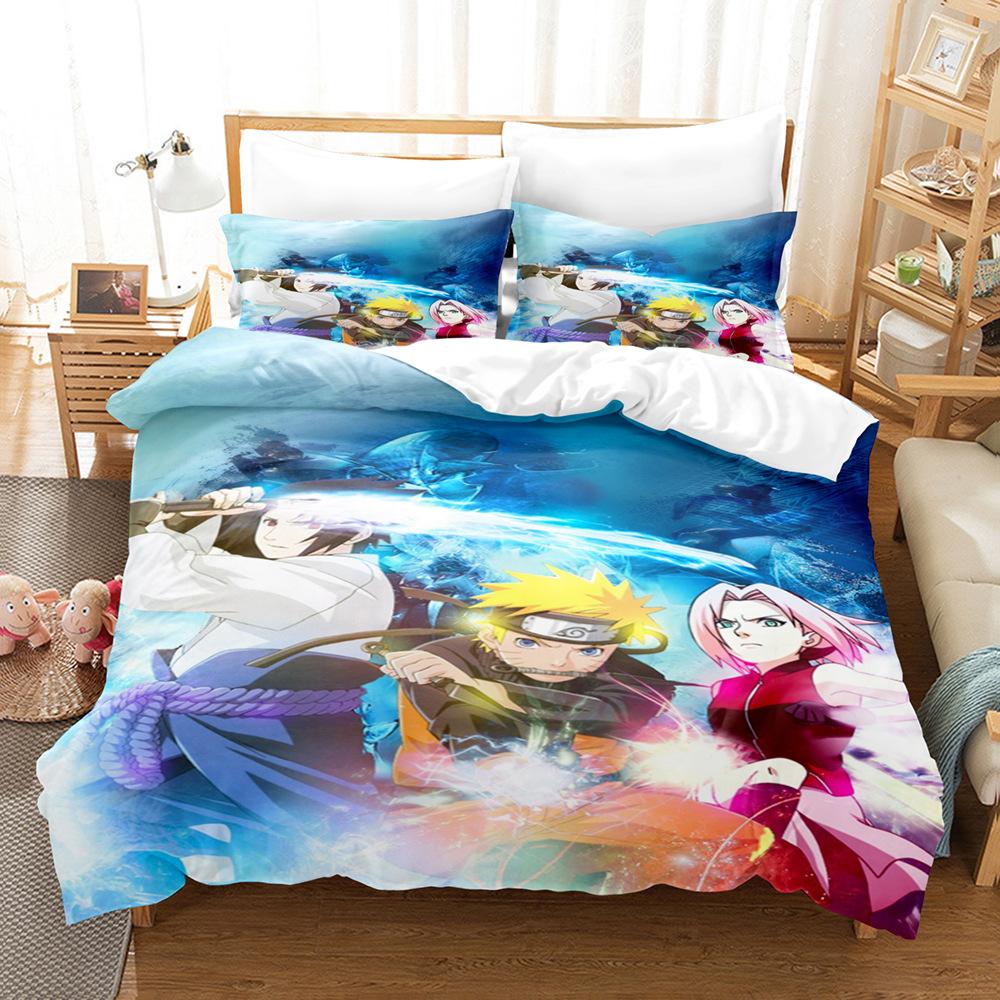 Three-Piece 3D Digital Printing Quilt Cover, Pillowcase, Bedding, Bedding