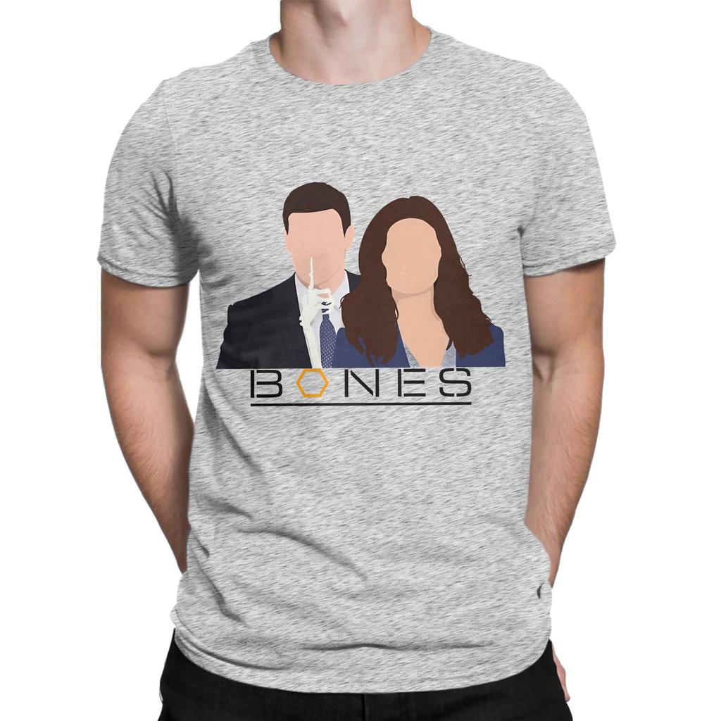 Temperance and Seeley Bones TV Graphic Funny 100 Cotton TShirt Temperance and Seeley Bones Tees Tops For Unisex