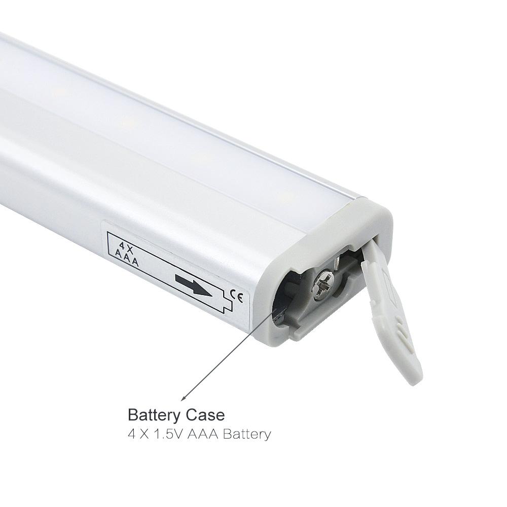 1pcs LED Under Cabinet Lights PIR Motion Sensor Closet 10leds Night Lamp For Home Wardrobe Bedroom Corridor Cupboard Kitchen