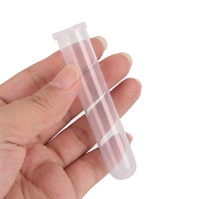 10 Adet 10Ml Mikro Santrifüj Tüpü Şişesi Şeffaf Plastik Şişeler Kap Kapağı