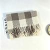 Autumn and winter plaid scarf women's imitation cashmere shawl light luxury high-end couple versatile warm thickened scarf