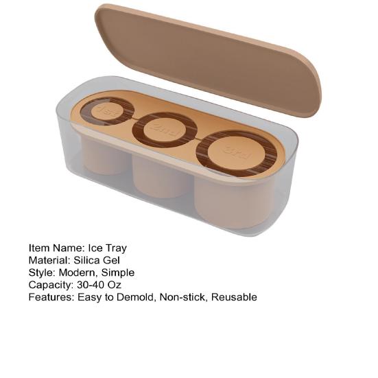 Vassoio per stampi per cubetti di ghiaccio in silicone a forma di 4 tazze, per creare bicchieri estivi, bar, feste, whisky congelato, birra, cocktail, bere freddo, utensile da cucina  15