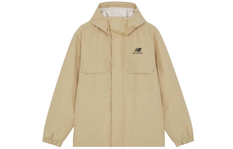 New Balance Jackets Men s Khaki Hooded Moderate Other AMJ14337-HNA XL