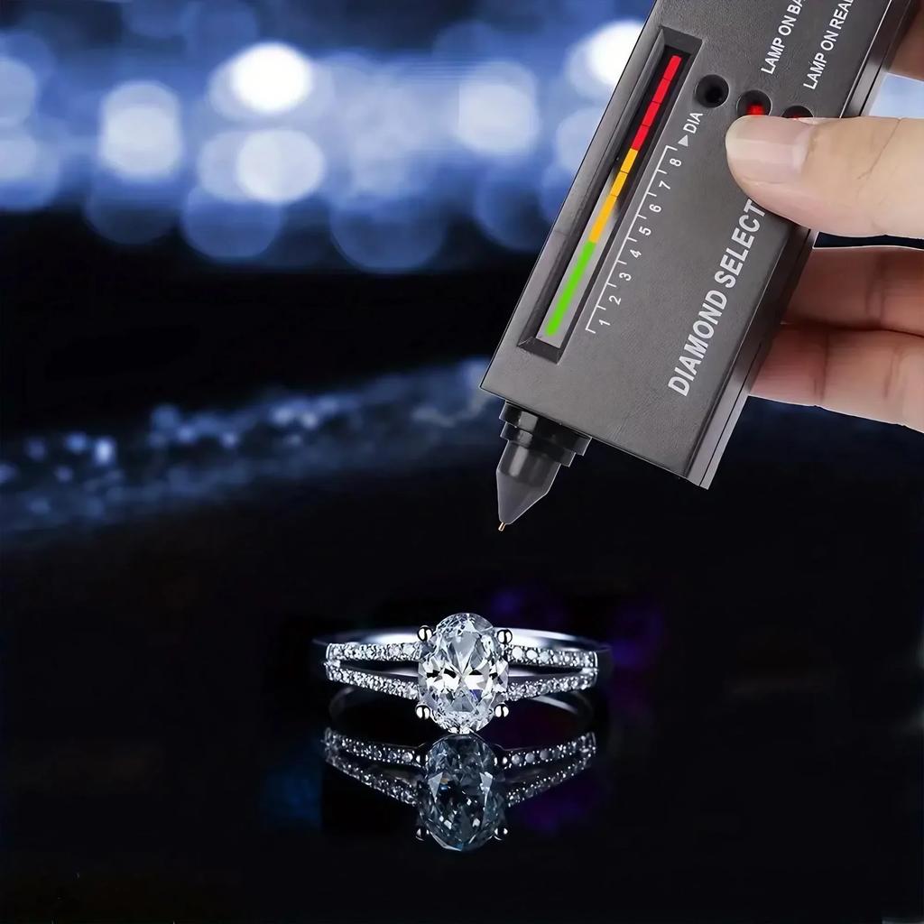 Diamond Tester Portable Gemstone Selector Tool LED Indicator Accurate Reliable Jewelry Gem Test Tool for Jewelry Jade Ruby