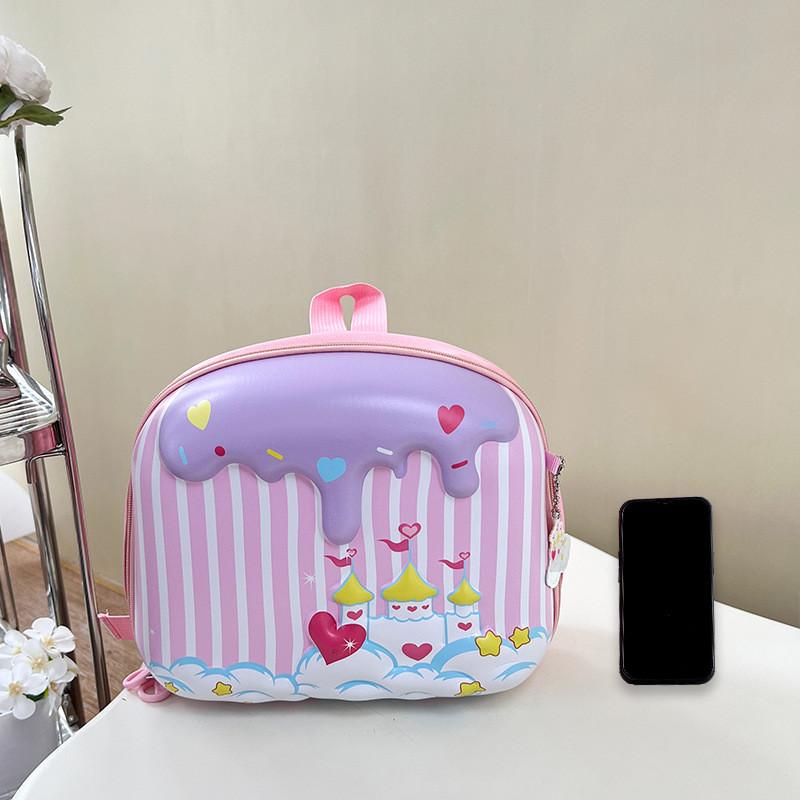 Ice Cream Rocket Eggshell Backpack Breathable Texture Suitable Children For