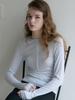 Elssibeui Henley Neck Soft T-Shirt_Skyblue