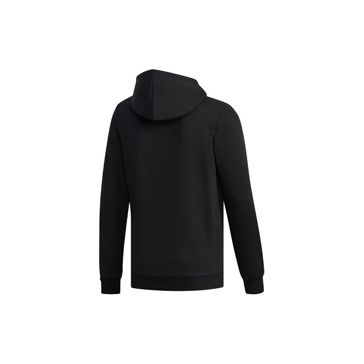 adidas Men's Black Gradient Logo Graphic Hoodie EI4459
