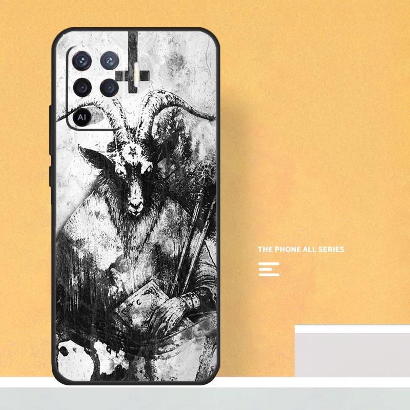 Devil Satan Case For Oppo A74 A94 A54 A15 A17 A57 A6 A5 Pro A16 A76 A96 A40 A60 A80 A18 A38 A58 A78 A98