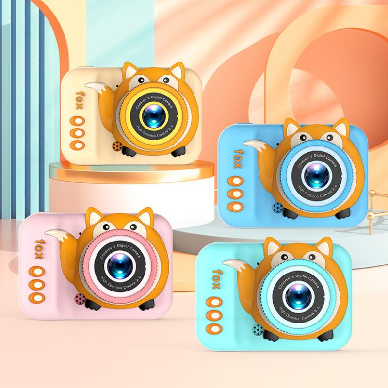 New Instant Children's Print Camera StrapLittle SLR Children's Camera Cartoon HD Dual Camera Digital Camera