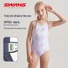 Costum de baie dintr-o piesă pentru antrenament fete SWANS - Model 242