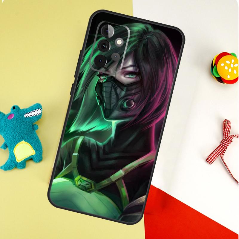 V-Valorant For Samsung Galaxy A55 A35 A15 A54 A34 A14 A53 A33 A13 A05 A06 A16 A22 A32 A52 Phone Case
