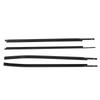 4 Pcs Window Moulding Weatherstrip Seal Rubber 68160 0C020 Door Belt Replacement for Toyota Double Cab 2007 To 2020