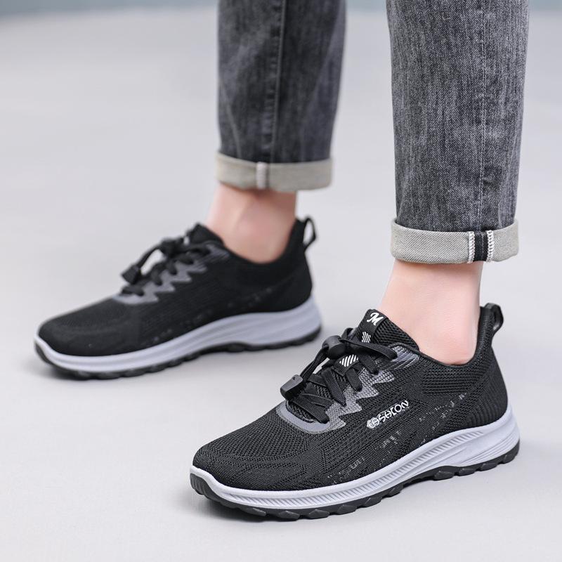 New Men's Casual Shoes Mesh Breathable Lightweight Sneakers Comfortable Soft-soled Non-slip Running Shoes Zapatillas Hombre 2025