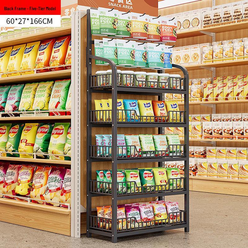 Multi-layer Snack & Drink Display Stand for Checkout Counters and Toy Shelves