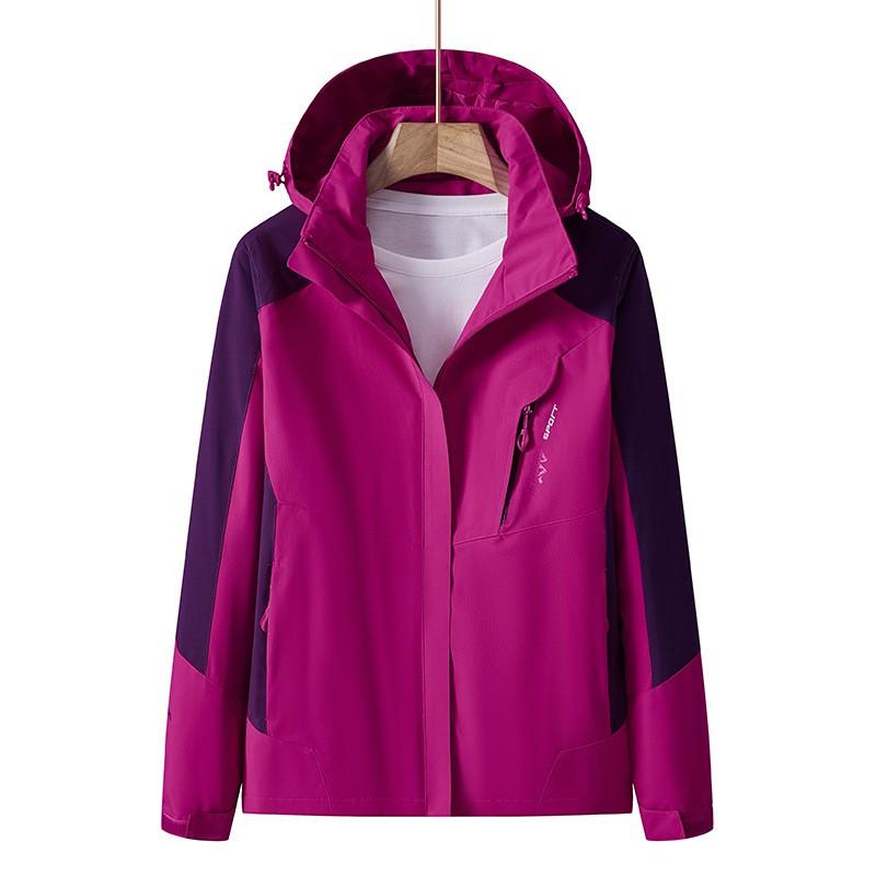 Detachable Hooded Windproof Waterproof Outdoor Hiking Jacket