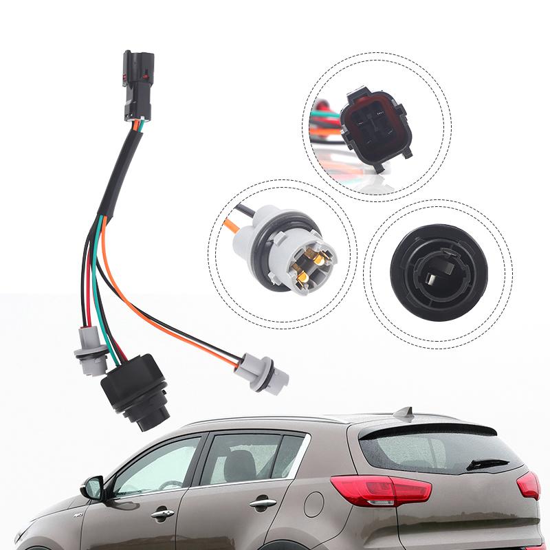 92480-3W520 Auto Outer Tail Light Lamp Wiring Harness Socket Holder For Kia Sportage 2014 2015 2016 W/O LED Lamps 924803W520