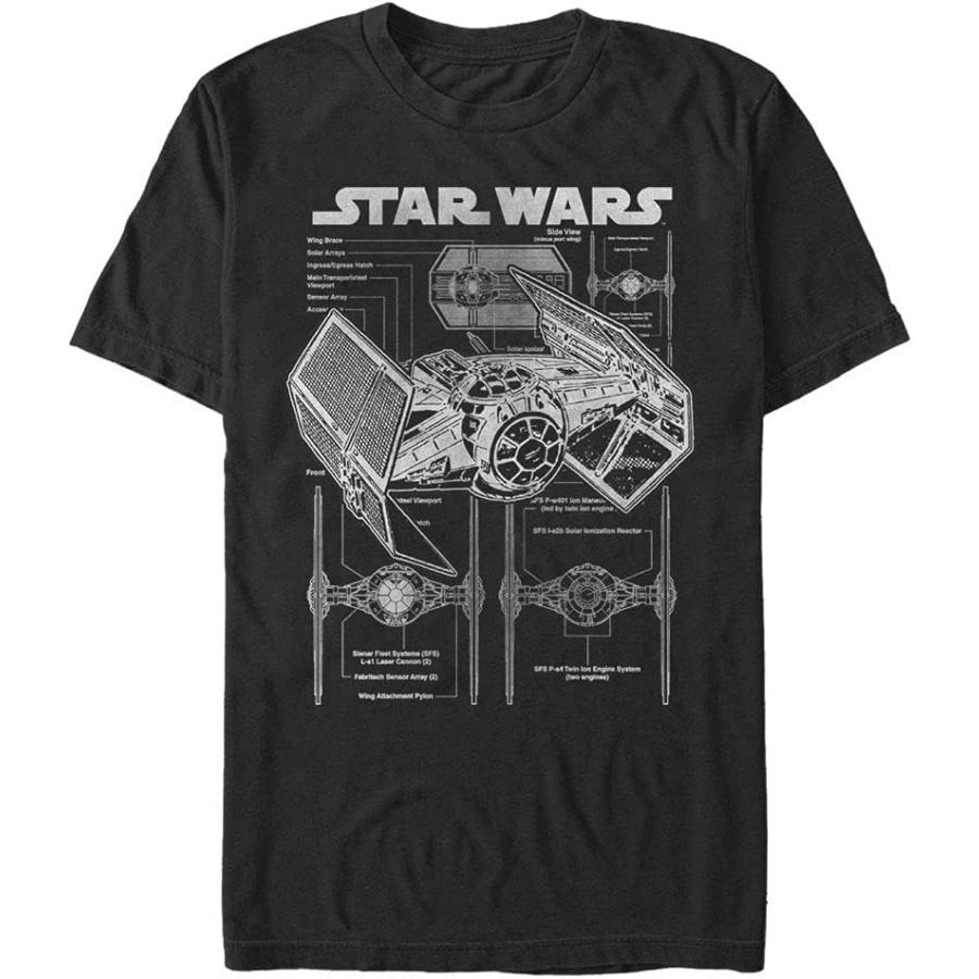 Мужская футболка Star Wars Истребитель S