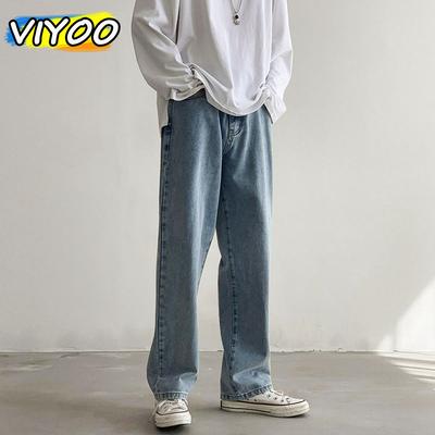 76% Cotton Men's Y2K High Quality Vintage Casual Baggy Denim Pants Jeans For Men Streetwear Fashion Clothing