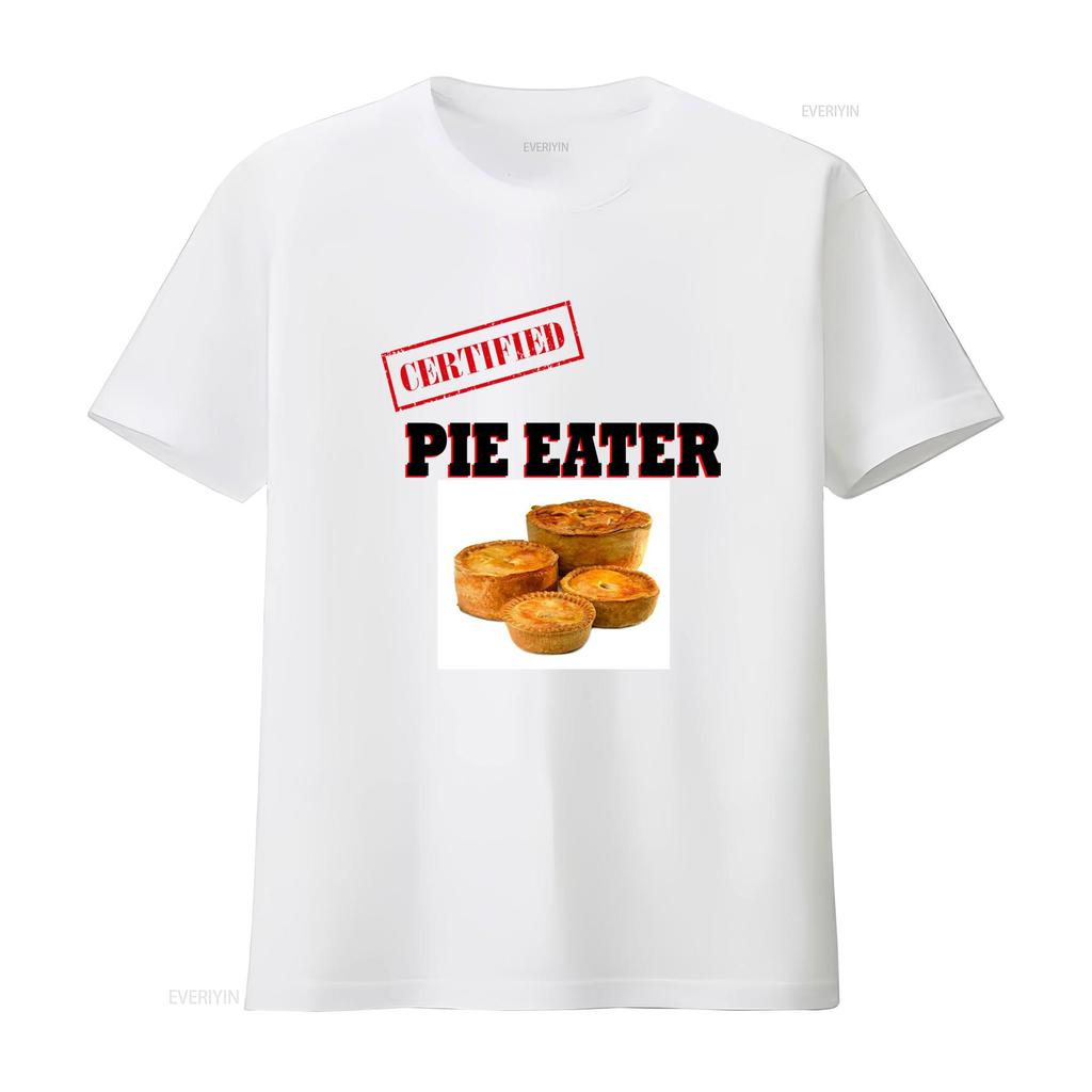 Certified Pie Eater T Shirt Wigan Lancashire Rugby Athletic Sizes S To Xxxl vintage Washed fashion streetwear Comfortable homme