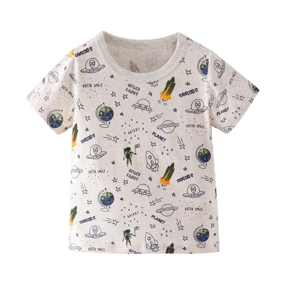 Children s T-shirts Boys  short-sleeved T-shirts Children s summer new T-shirts 100