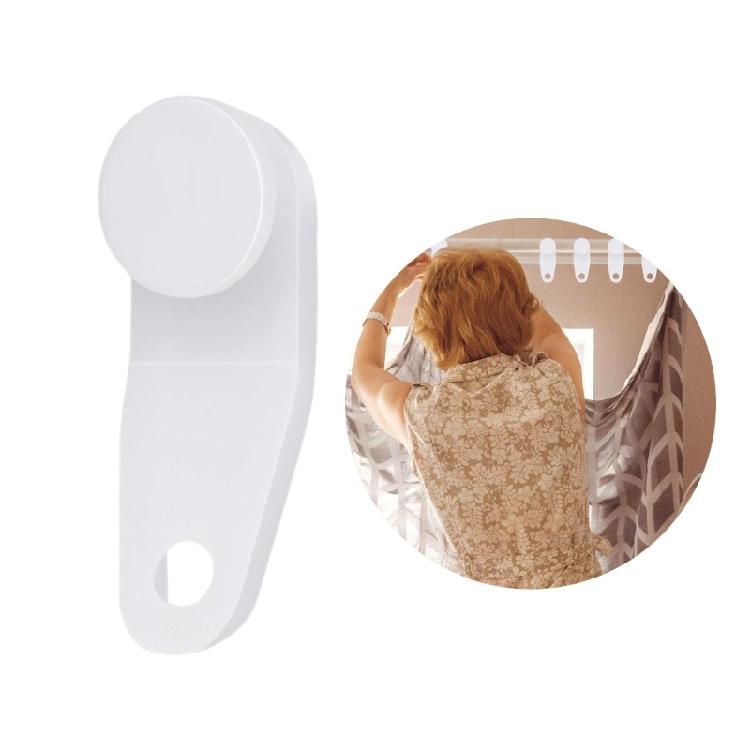 30/60Pcs Traverses Rod Slides Curtain Track Glider Hooks for Window Curtains Drapery Hooks Replacement Accessories
