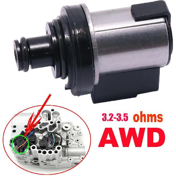 Torque Converter AWD Pressure Control Solenoid Replacement Parts Thereof Compatible with Subaru Lineartronic Replace TR580 TR690 31825AA050 Ohms Land