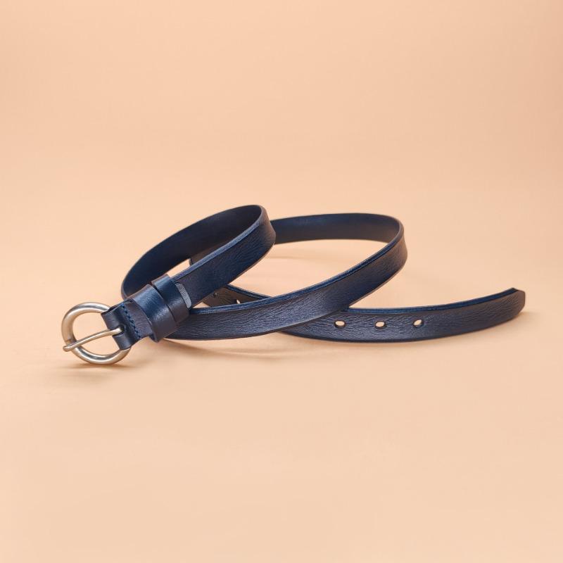 New Women's First-layer Belt Versatile Belt Women's Fine Decorative Fashion Pin Buckle Belt