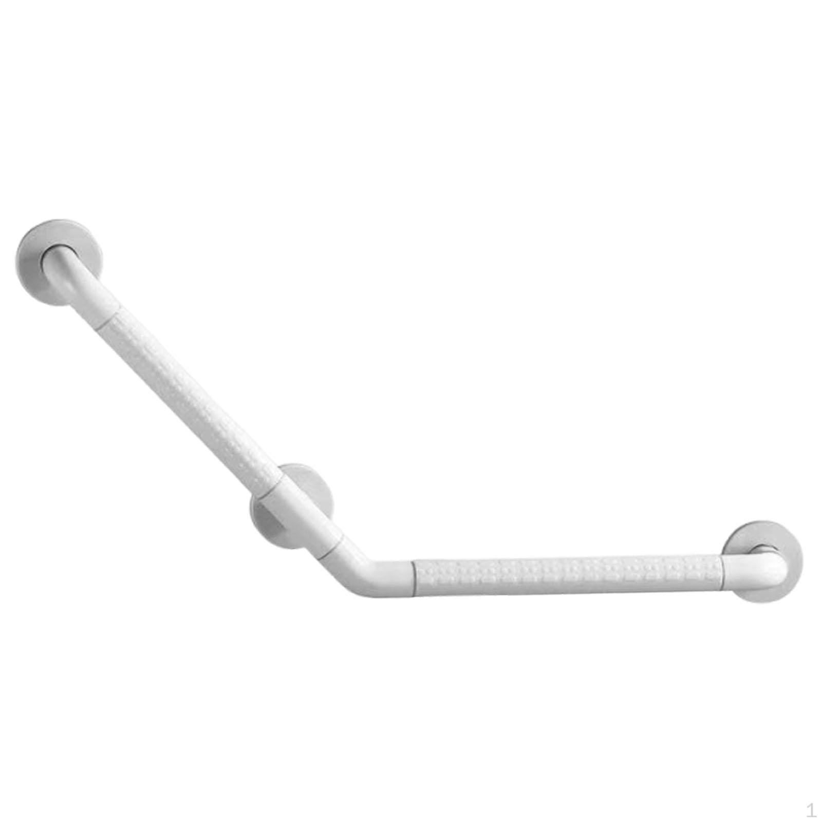 

Shower Grab Bar Handicap Handle Glow in The Dark Rings Anti Slip Grip Security Support белый