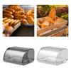 Bread Bin Holder Entrance Farmhouse Large Capacity Bakery Roll Top Bread Bin Portable Sundries Kitchen Counter Bread Storage