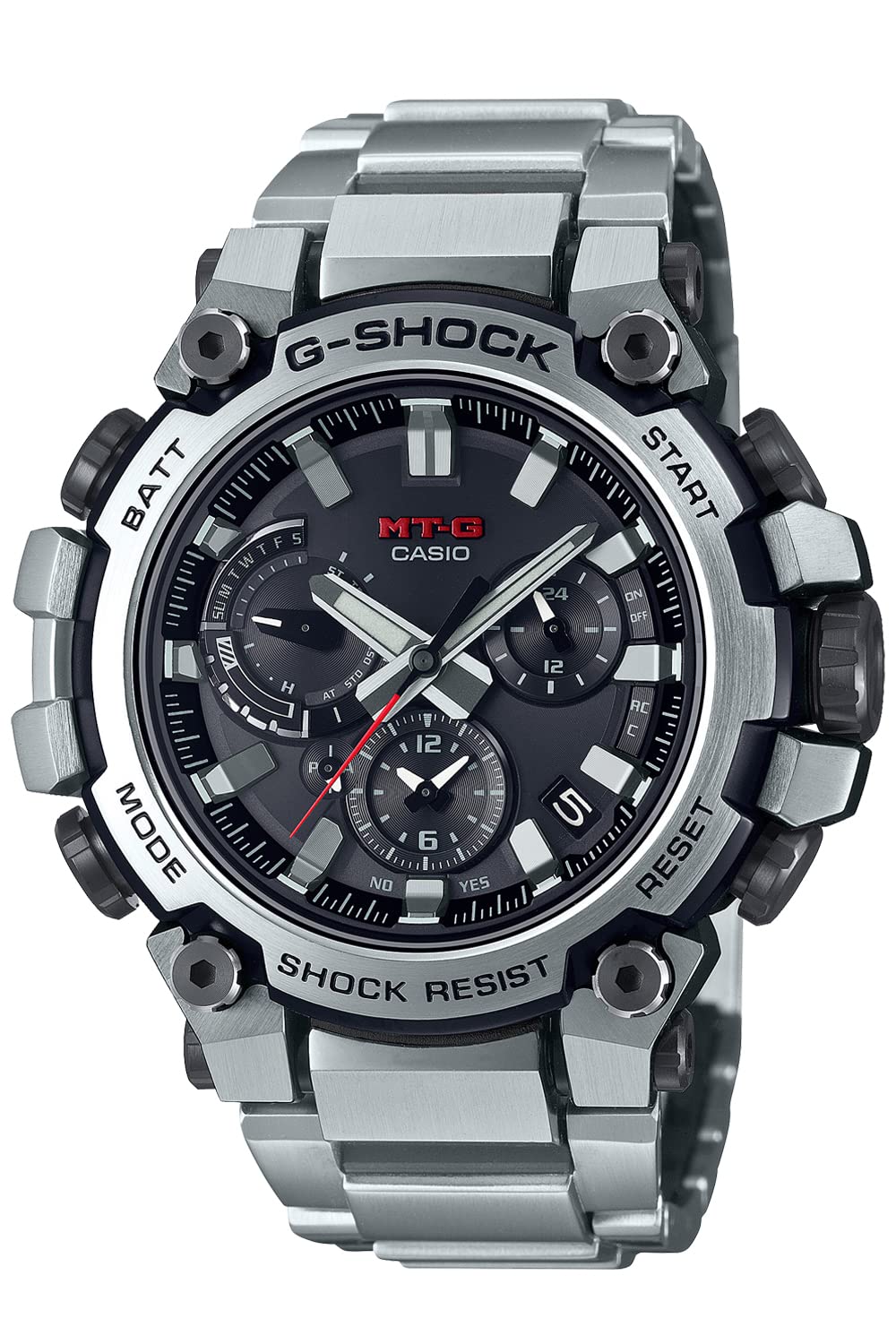 

[Casio] Годинник G-Shock [Made in Japan MT-G Bluetooth Equipped with Radio Solar MTG-B3000D-1AJF Mens Silver