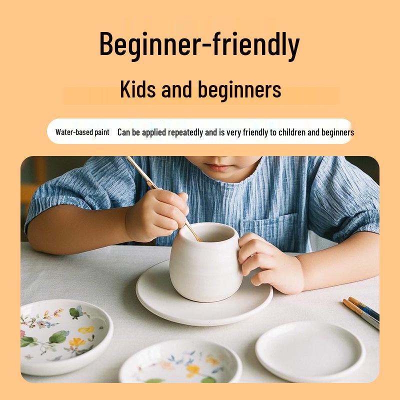 Konzentrierte wasserbasierte Keramik-Unterglasurpigmente für DIY- & Studentenprojekte