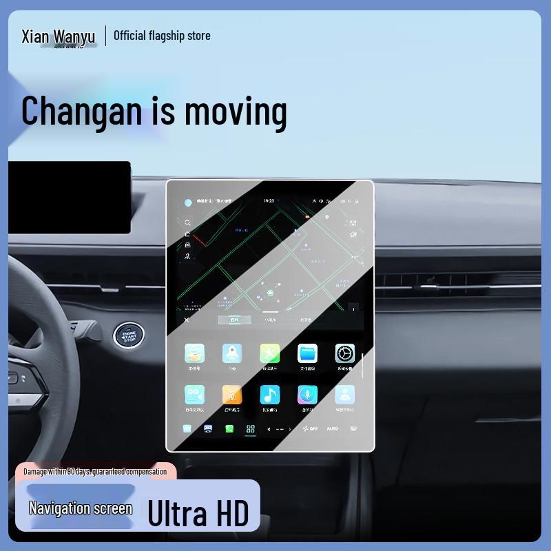 Changan Eado Center Console Tempered Film Screen Protector - 25 Models Compatible