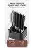 Multi-Functional Stainless Steel Knife Stand with Built-in Sharpener
