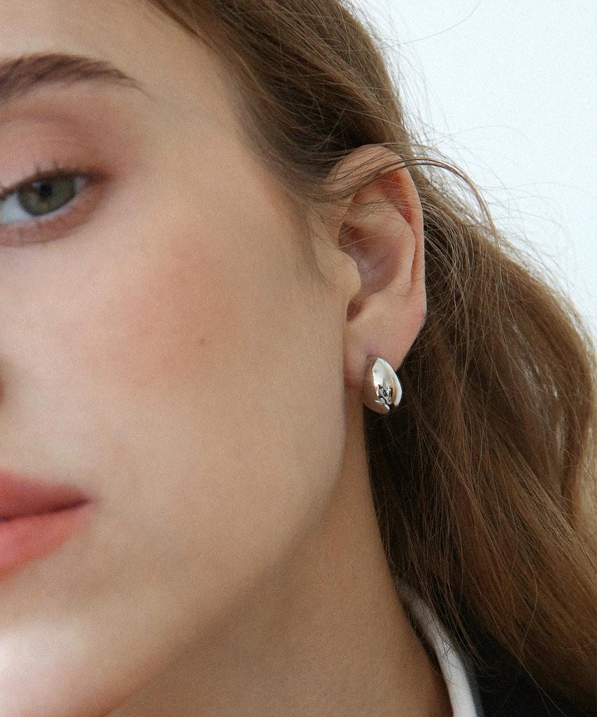 Lazydawn Simple Bold Ring Earring E039