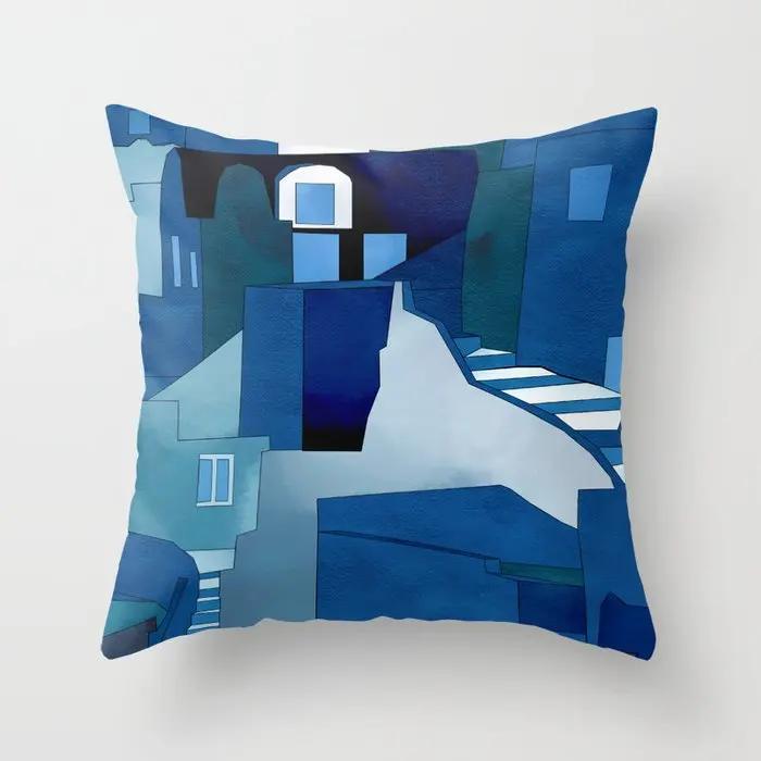 

Спальня Гостиная Наволочка с абстрактным узором Домашний декор Чехол для диванной подушки 45x45cm