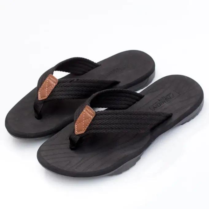 Men Flip Flop Fashion Mens Sandals Outdoor Soft Summer Slippers Size 39-46 Non-slip Outside Wear Thick Bottom Beach Shoes Slides