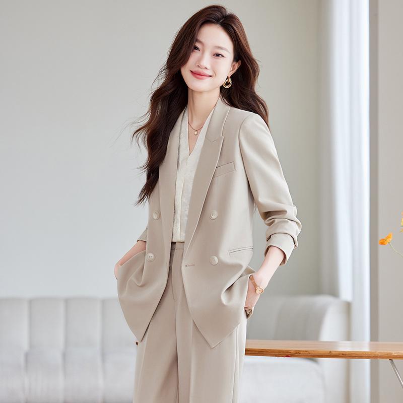 Korean Style Women's Casual Blazer Set - Autumn Fashion, Slimming Fit
