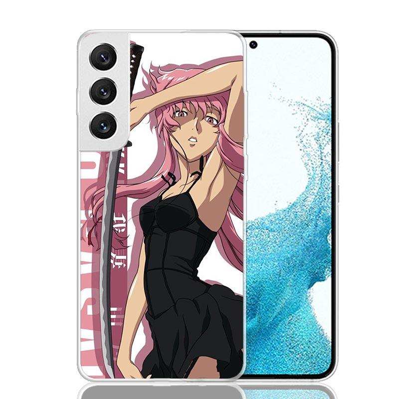 Mirai Nikki Gasai Yuno Anime Phone Case For Samsung Galaxy S25 S24 S23 S22 S21 FE S20 Ultra S10 Plus Art Customized Coque Capa S