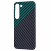 For Samsung Galaxy S24+ PC Case Carbon Fiber Texture Protective Phone Cover