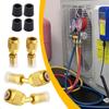 HVAC R410A Adapter Messing Klimaanlage Werkzeuge R410A Adapter Armaturen Einfach Installieren Kältemittel Schlauch Adapter HVAC Armaturen Für
