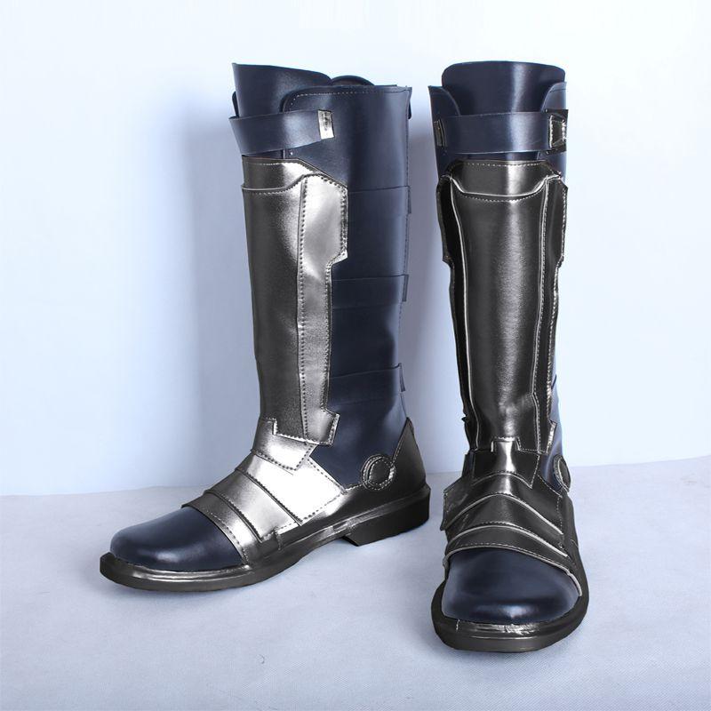 Overwatch Soldier 76 Cosplay Boots Custom Made Comfortable Pu Leather Shoes