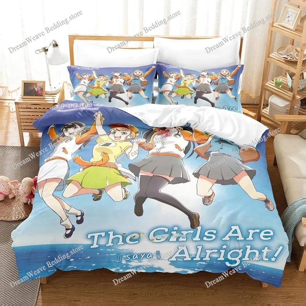 New Anime A Place Further Than The Universe Bedding Set Single Twin Full Queen King Size Bed Set Adult Bedroom Duvet Cover Sets9