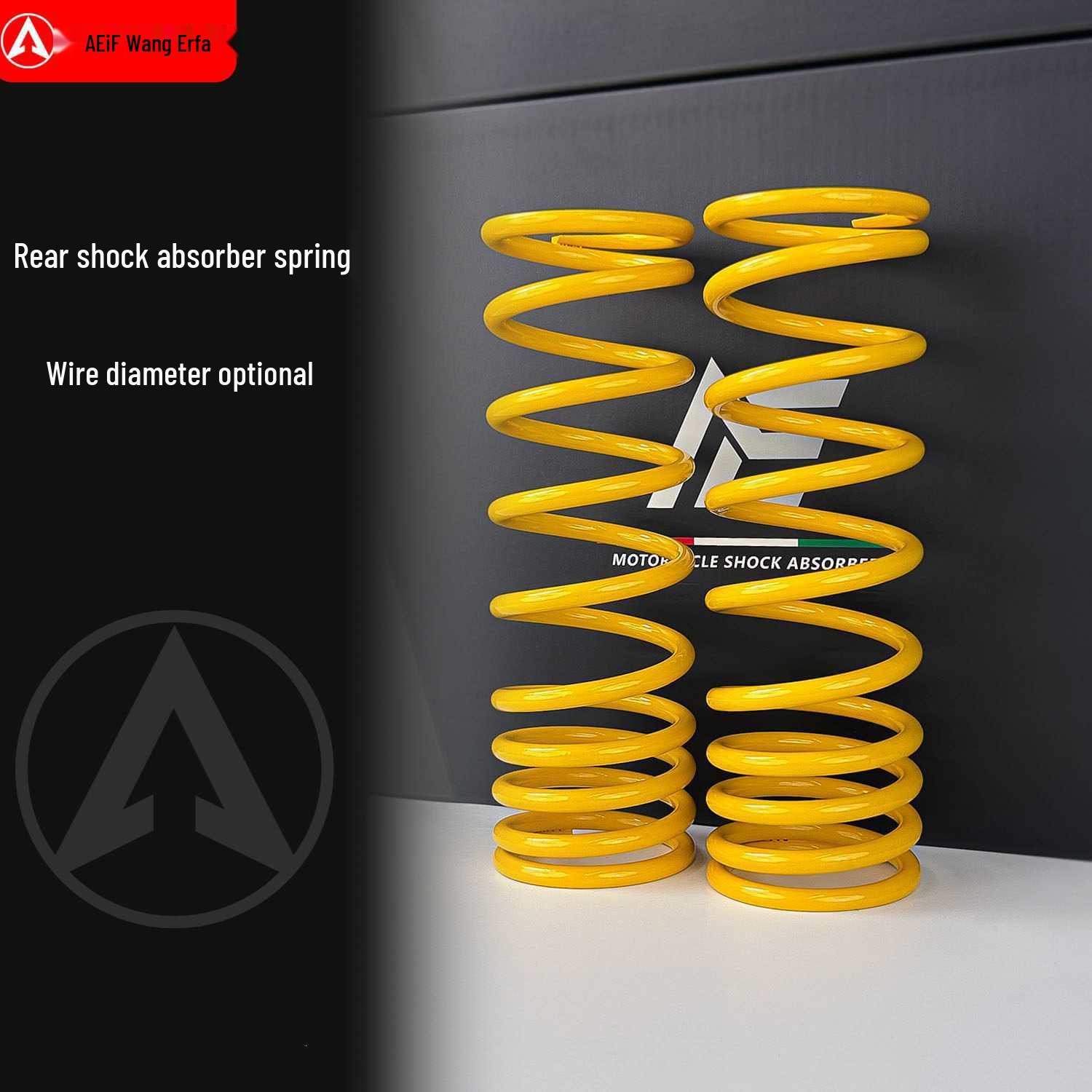 

Alpha Rear Shock Spring: 70lb to 160lb for No. 9 MZ Hardened Yellow-190mm-90lb (7.2mm wire) single