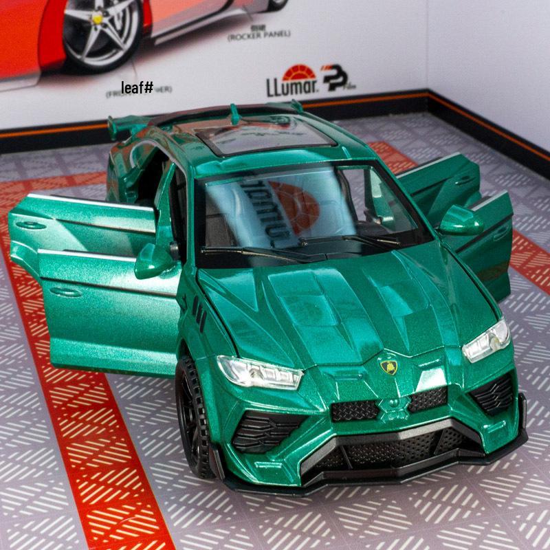 

New XA3222 Lamborghini Urus Alloy Sports Car Model with Sound & Light Pull-Back Toy for Boys