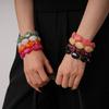Bohomia Irregular Acrylic Oval Elastic Beaded Strand Bracelets for Women Vintage Leisure Bracelet Fashion Jewelry Gifts