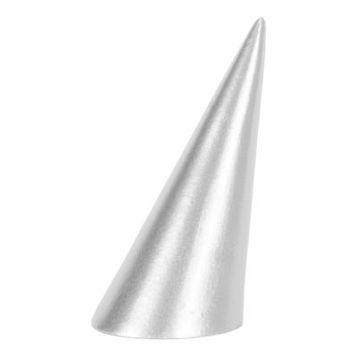 Ring Holder Cone Shaped Jewelry Ring Display Holder for Engagement Or Wedding Rings Silver
