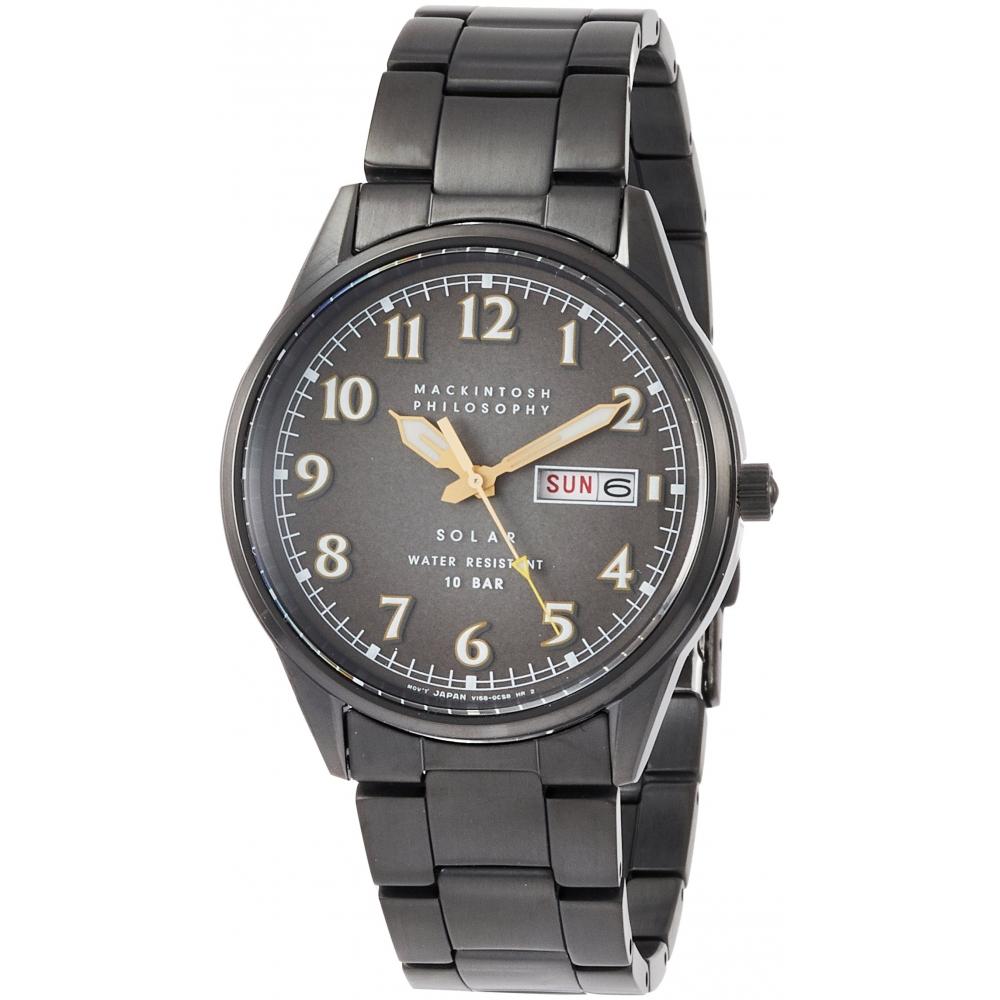

[Macintosh Philosophy] Часы Solar Vintage Pilot Black Metal Limited 300 Pieces FBZD703 Мужские черные