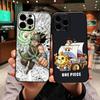 For Samsung Galaxy A07 A13 A12 A23 A50 A51 A52 A53 A70 A71 A72 A21S A04 Note 20 9 8 10 Case Cartoon Luffy Roronoa Zoro ONE PIECE