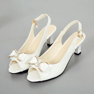 Women's Sandals 2024 Female Stiletto High Heel Shoes for Women Sexy Open Toe Fish Mouth Shoes Woman Bowknot Party Sandals Ladies