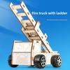 Science Experiment Diy Hydraulic Fire Ladder Model For Students And Kids Stem Educational Toy